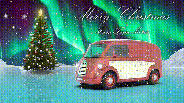 Northern-Lights - 2023 Christmas Message Image (animation)